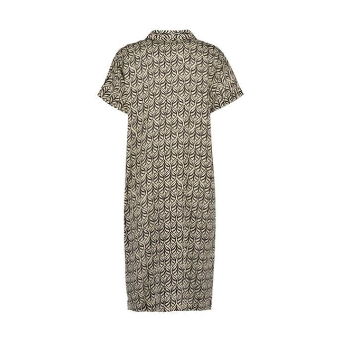 Blue Seven Jurk zwart dessin 184202